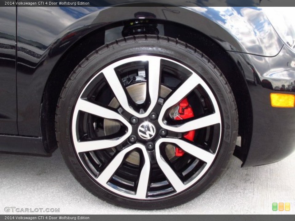 2014 Volkswagen GTI 4 Door Wolfsburg Edition Wheel and Tire Photo #87965283