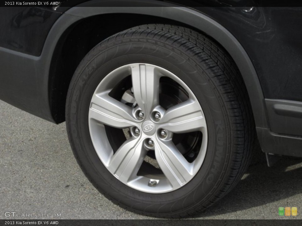 2013 Kia Sorento EX V6 AWD Wheel and Tire Photo #87965619