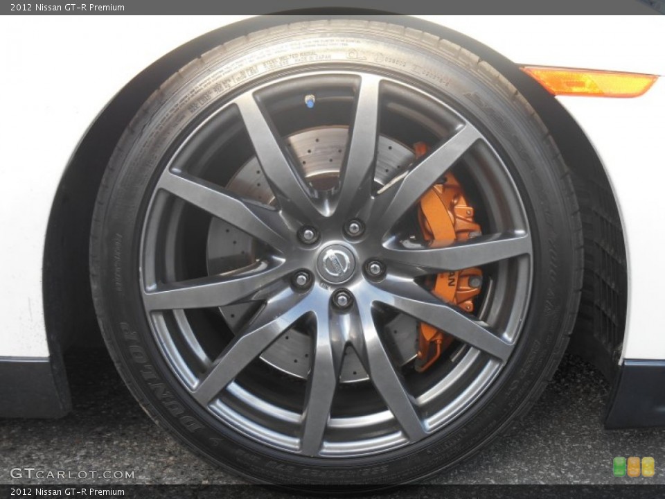2012 Nissan GT-R Premium Wheel and Tire Photo #87968874