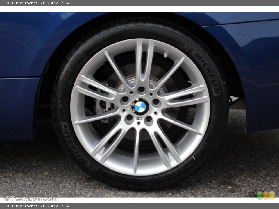 2011 BMW 3 Series 328i xDrive Coupe Wheel and Tire Photo #87970731