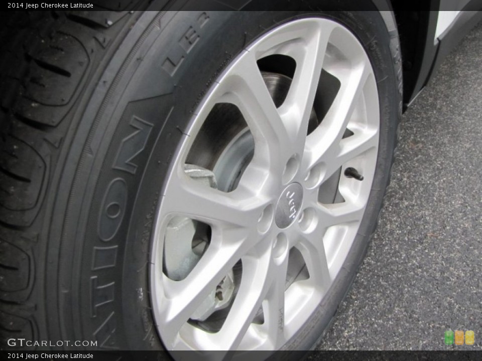 2014 Jeep Cherokee Latitude Wheel and Tire Photo #87974817