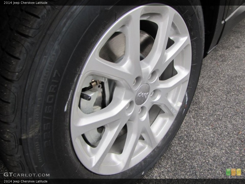 2014 Jeep Cherokee Latitude Wheel and Tire Photo #87975262