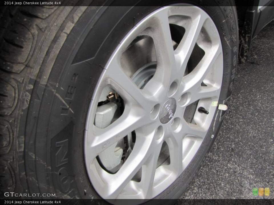 2014 Jeep Cherokee Latitude 4x4 Wheel and Tire Photo #87975702