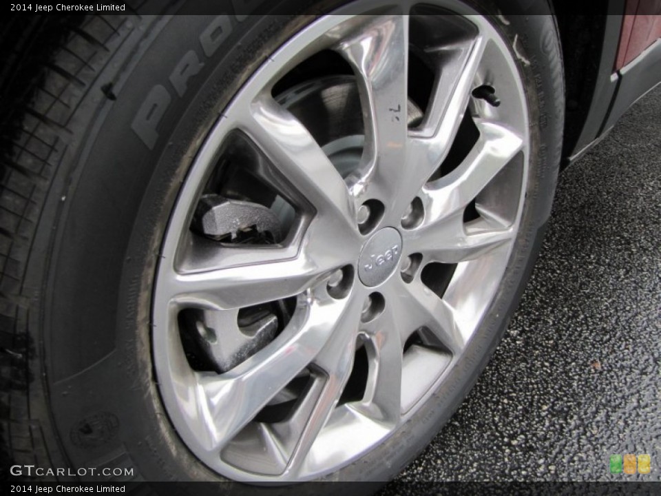 2014 Jeep Cherokee Limited Wheel and Tire Photo #87976617