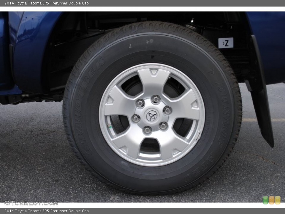 2014 Toyota Tacoma SR5 Prerunner Double Cab Wheel and Tire Photo #87992949