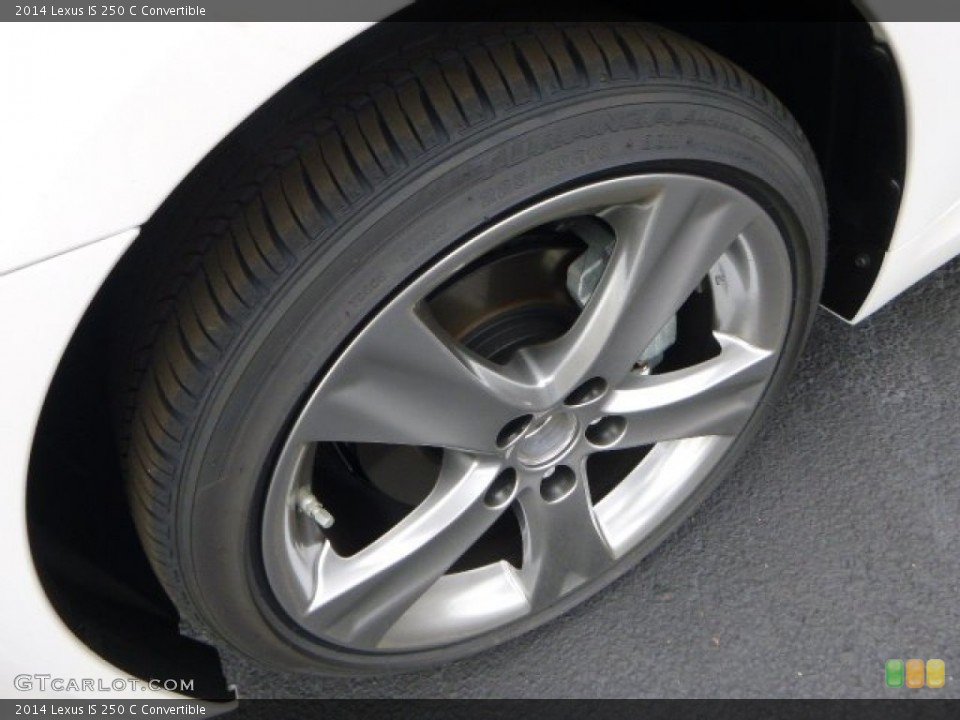 2014 Lexus IS 250 C Convertible Wheel and Tire Photo #88007942