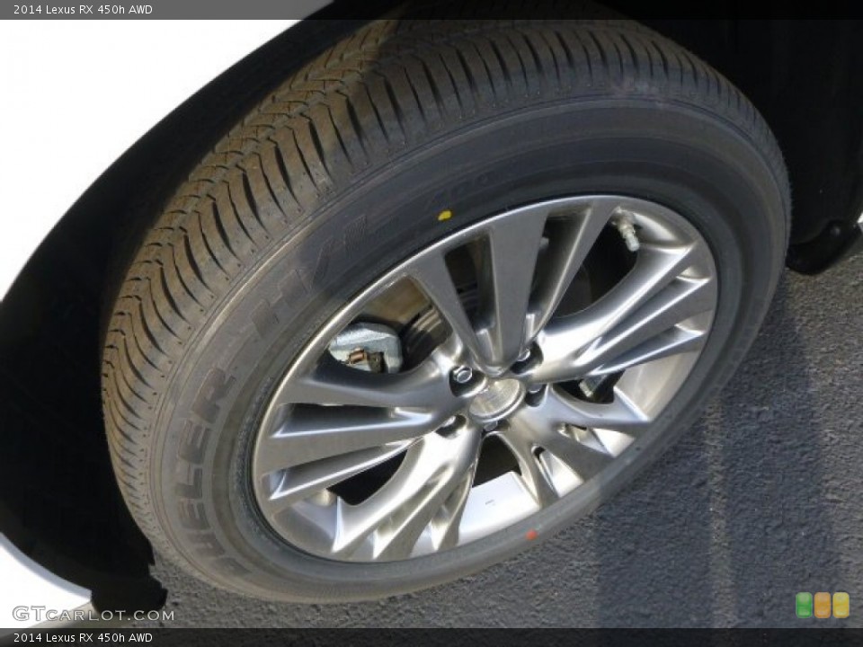 2014 Lexus RX 450h AWD Wheel and Tire Photo #88009241