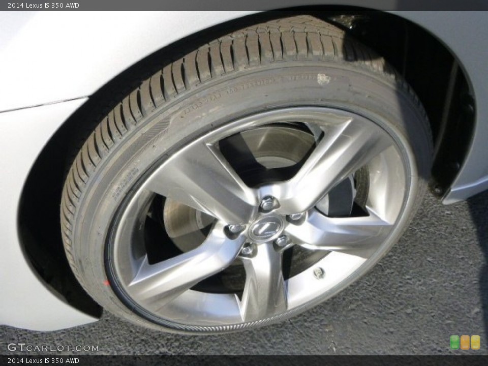2014 Lexus IS 350 AWD Wheel and Tire Photo #88010027