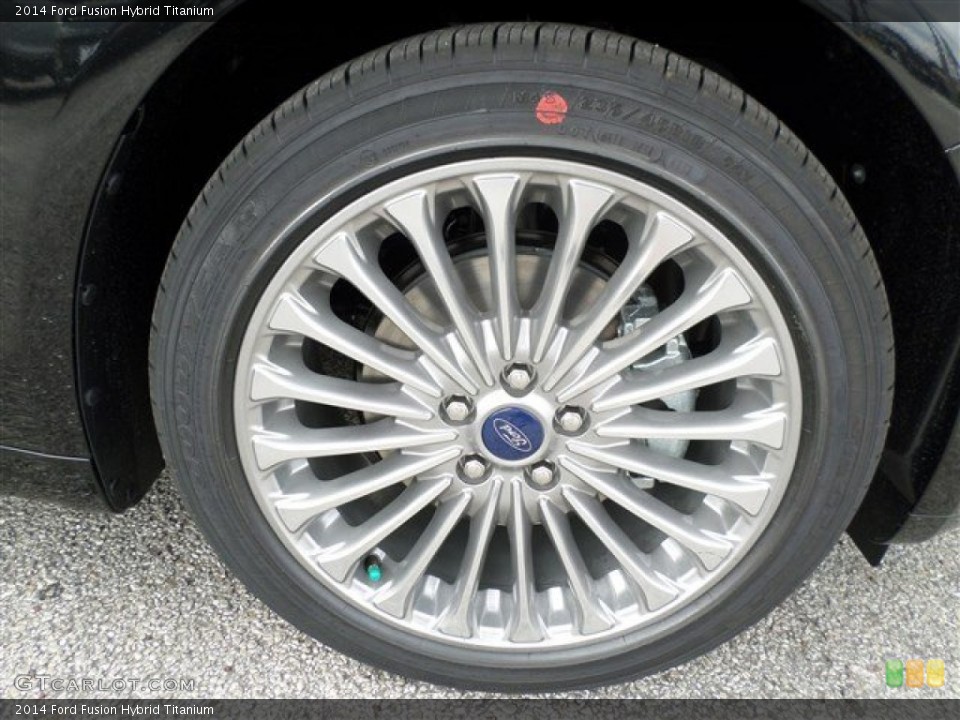 2014 Ford Fusion Hybrid Titanium Wheel and Tire Photo #88022133