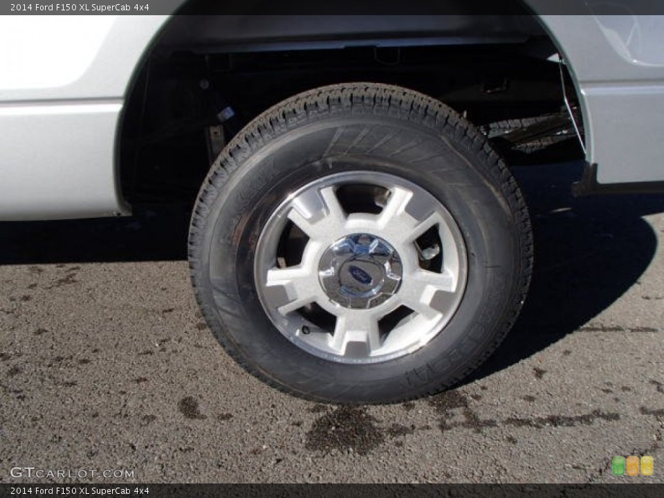 2014 Ford F150 XL SuperCab 4x4 Wheel and Tire Photo #88027862