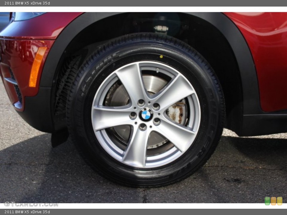 2011 BMW X5 xDrive 35d Wheel and Tire Photo #88034834