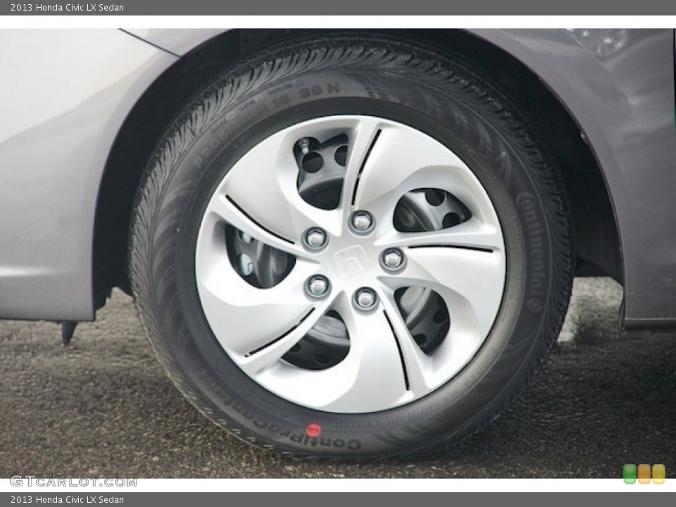 2013 Honda Civic LX Sedan Wheel and Tire Photo #88035494