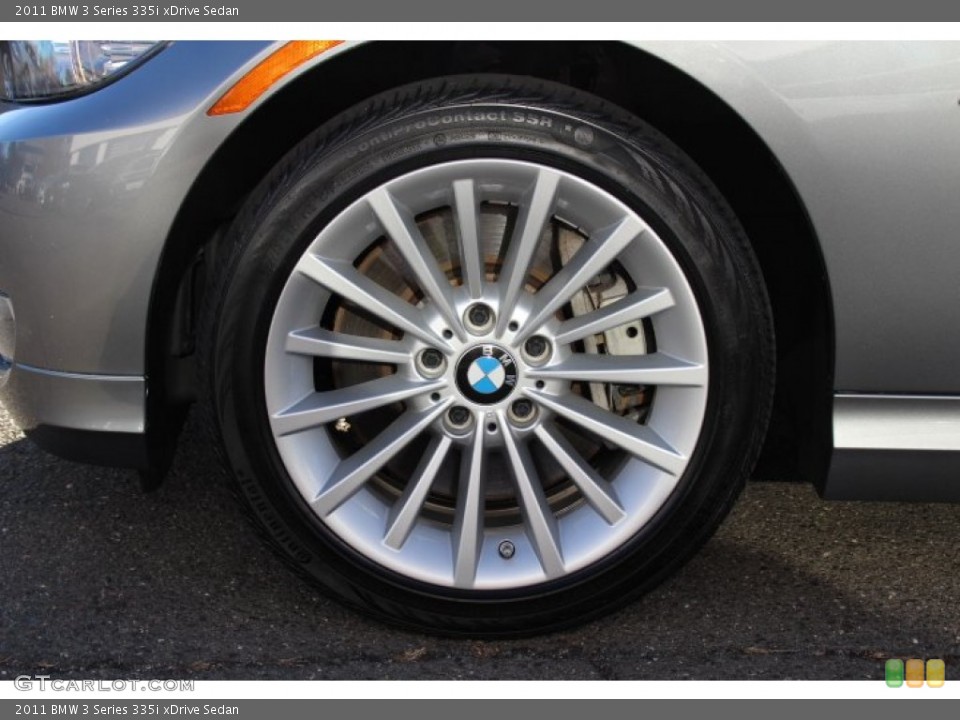2011 BMW 3 Series 335i xDrive Sedan Wheel and Tire Photo #88035593