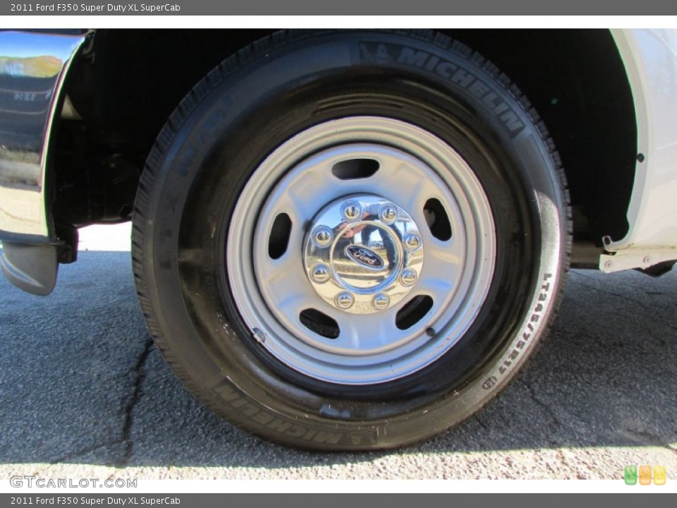 2011 Ford F350 Super Duty XL SuperCab Wheel and Tire Photo #88035815