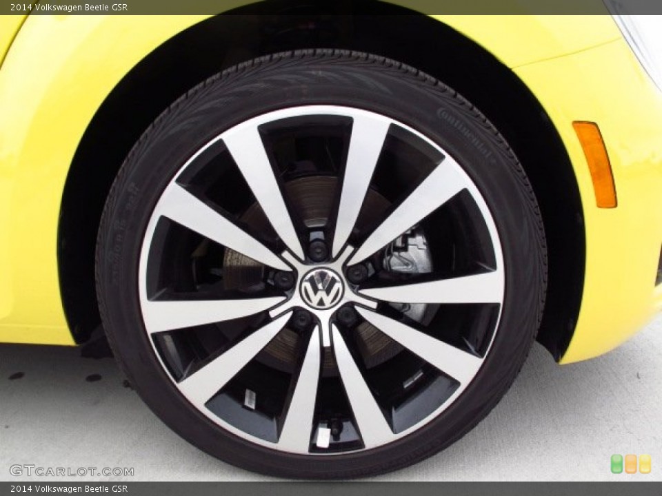2014 Volkswagen Beetle GSR Wheel and Tire Photo #88037885