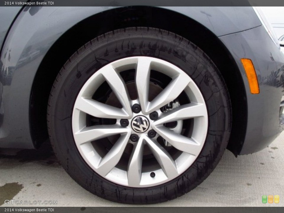 2014 Volkswagen Beetle TDI Wheel and Tire Photo #88038588