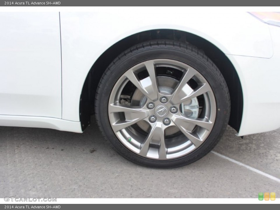 2014 Acura TL Advance SH-AWD Wheel and Tire Photo #88038686