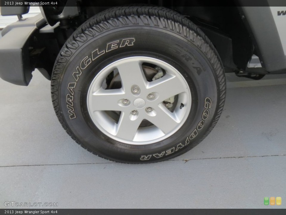 2013 Jeep Wrangler Sport 4x4 Wheel and Tire Photo #88048886