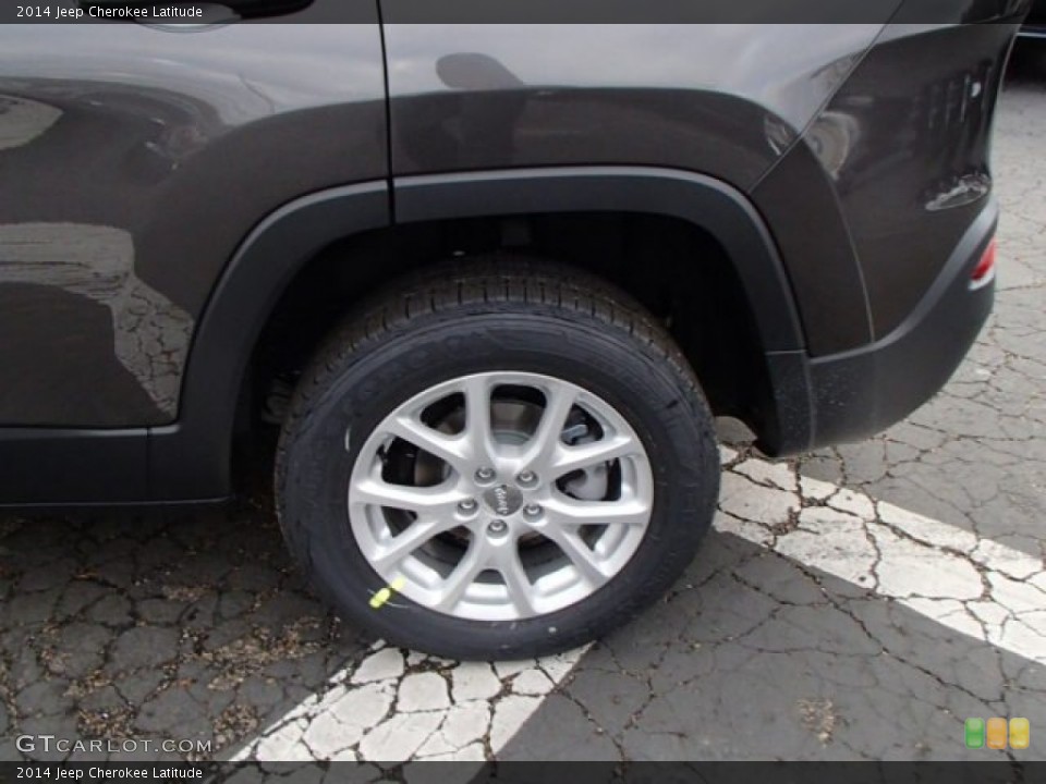 2014 Jeep Cherokee Latitude Wheel and Tire Photo #88060002