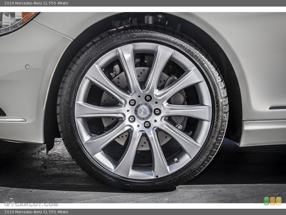 2014 Mercedes-Benz CL 550 4Matic Wheel and Tire Photo #88061991
