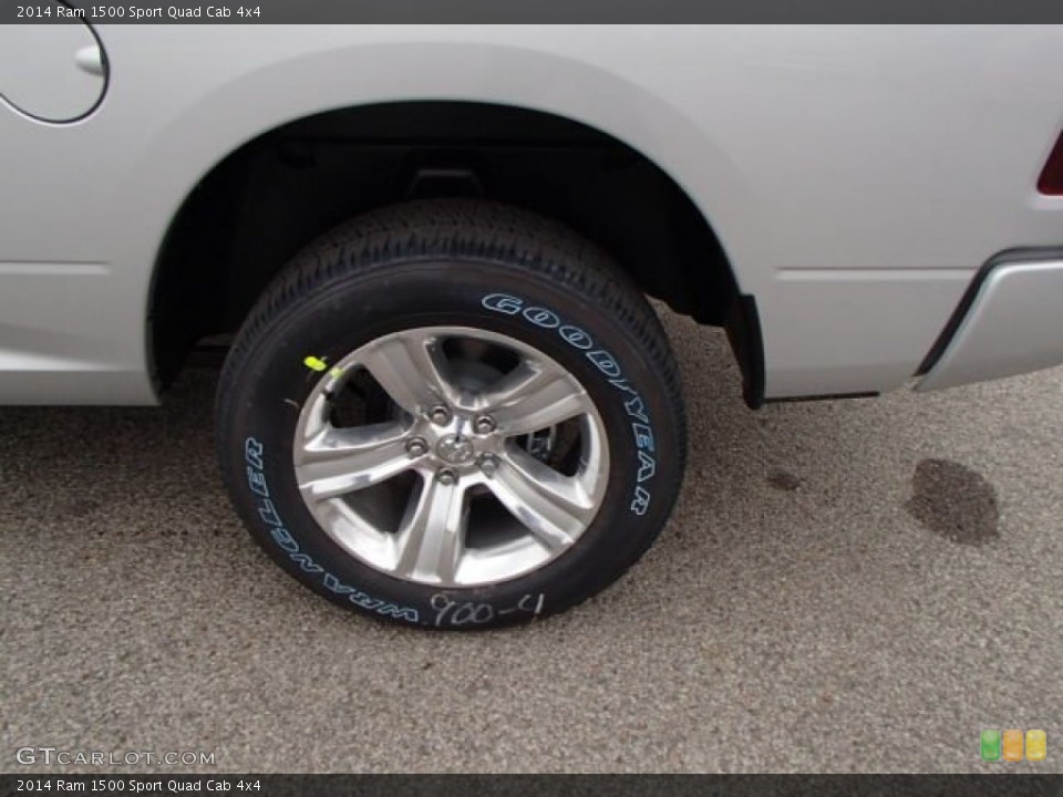 2014 Ram 1500 Sport Quad Cab 4x4 Wheel and Tire Photo #88064028
