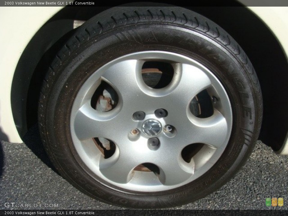 2003 Volkswagen New Beetle GLX 1.8T Convertible Wheel and Tire Photo #88064109