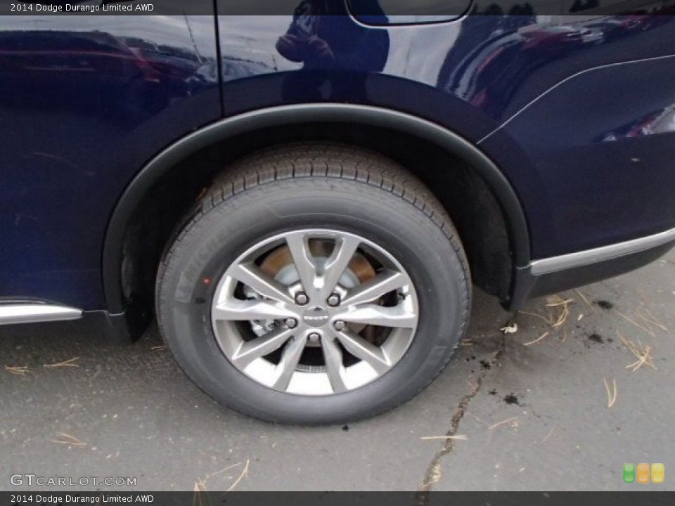 2014 Dodge Durango Limited AWD Wheel and Tire Photo #88064499