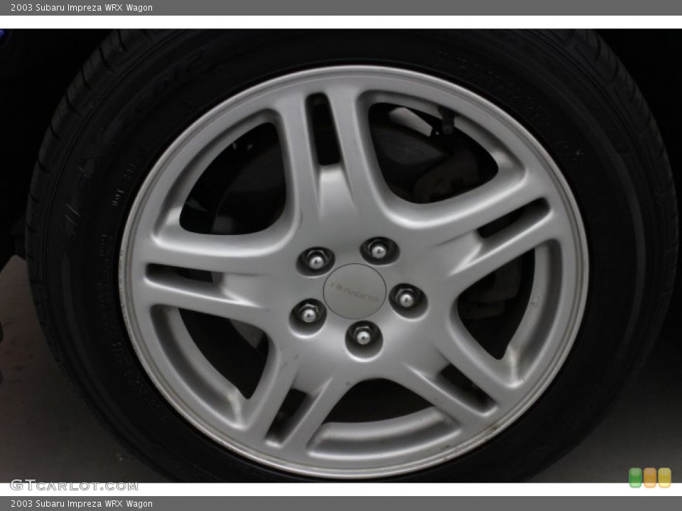 2003 Subaru Impreza WRX Wagon Wheel and Tire Photo #88072313