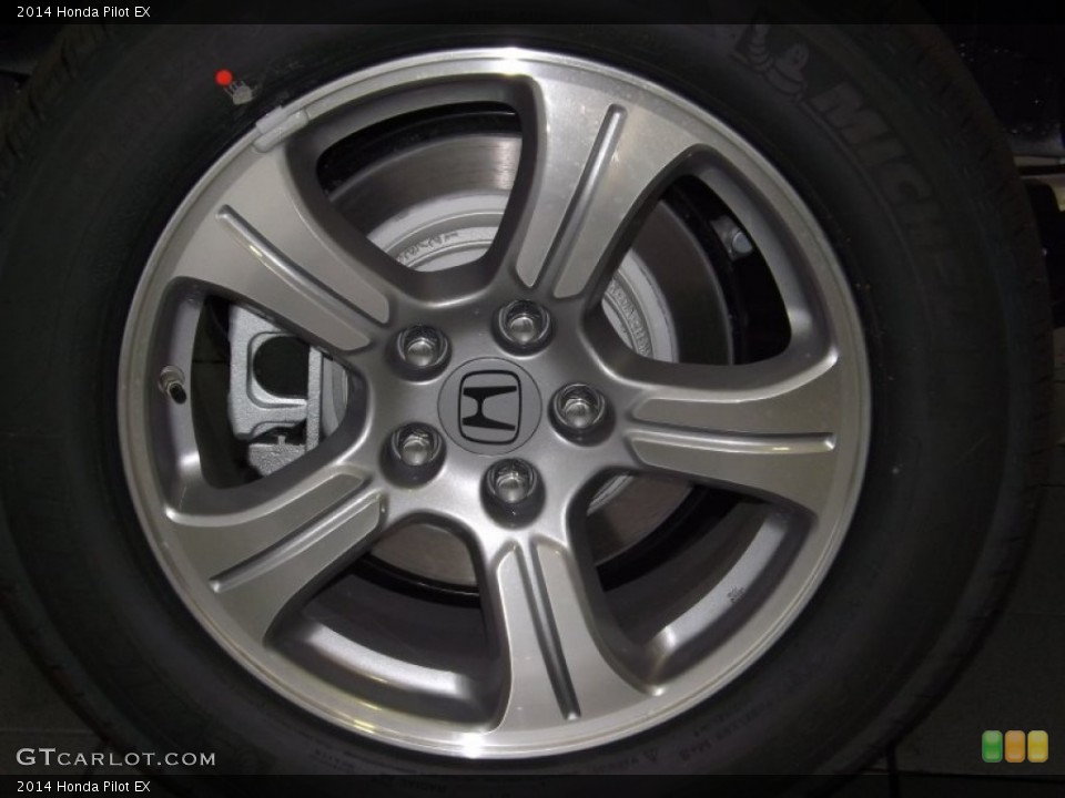 2014 Honda Pilot EX Wheel and Tire Photo #88073169