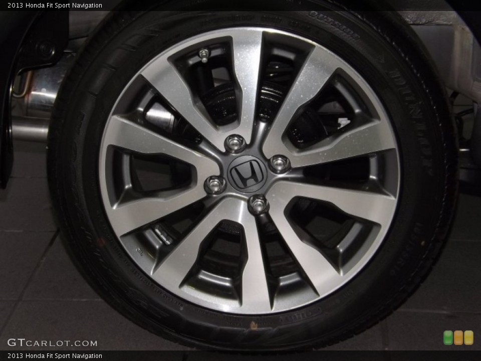 2013 Honda Fit Sport Navigation Wheel and Tire Photo #88076307