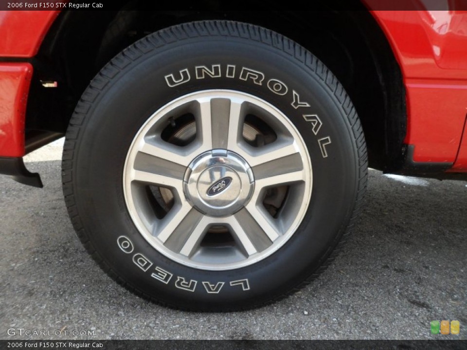 2006 Ford F150 STX Regular Cab Wheel and Tire Photo #88080135