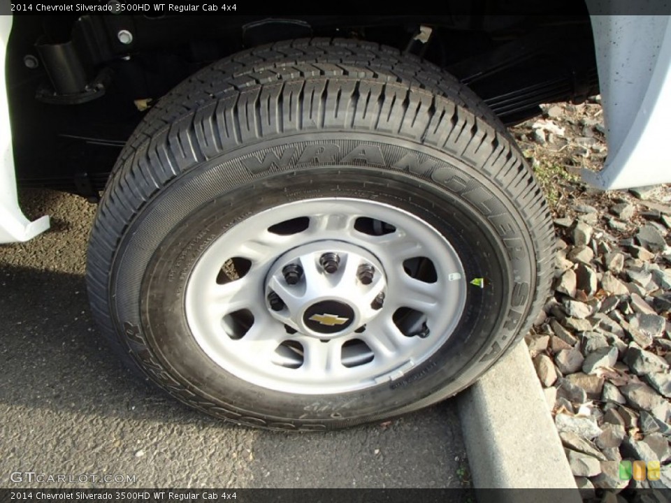 2014 Chevrolet Silverado 3500HD WT Regular Cab 4x4 Wheel and Tire Photo #88081854