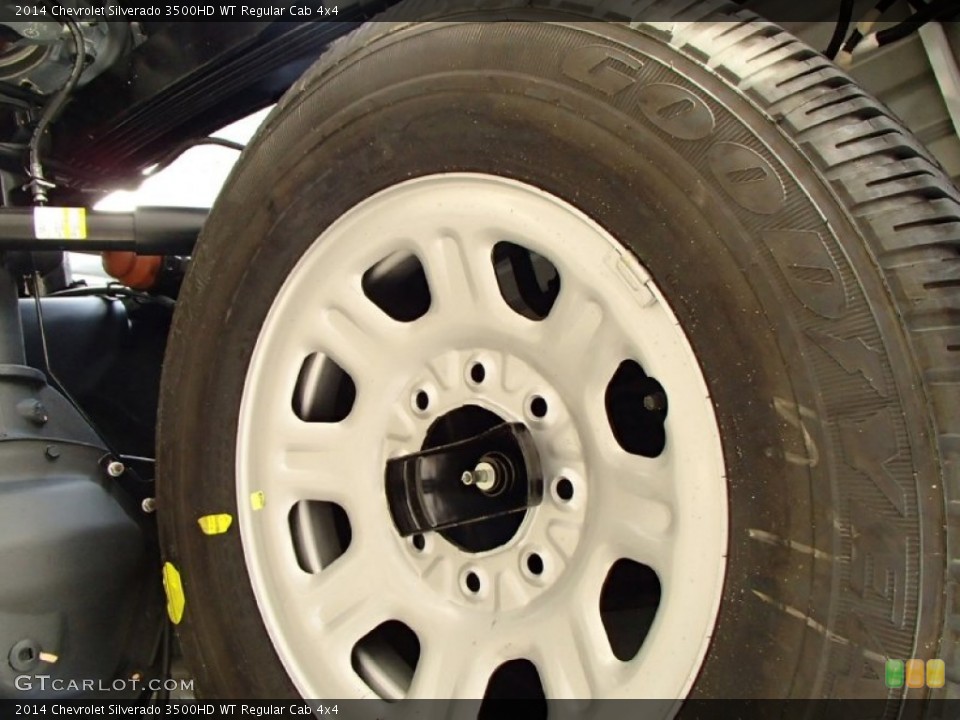 2014 Chevrolet Silverado 3500HD WT Regular Cab 4x4 Wheel and Tire Photo #88081932