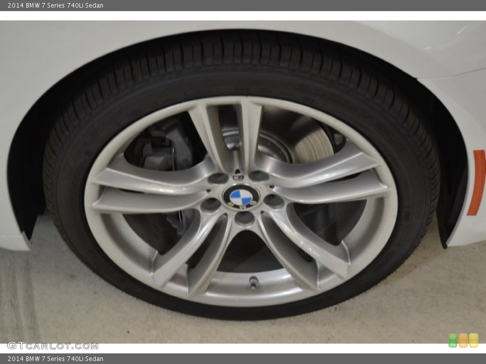 2014 BMW 7 Series 740Li Sedan Wheel and Tire Photo #88087121