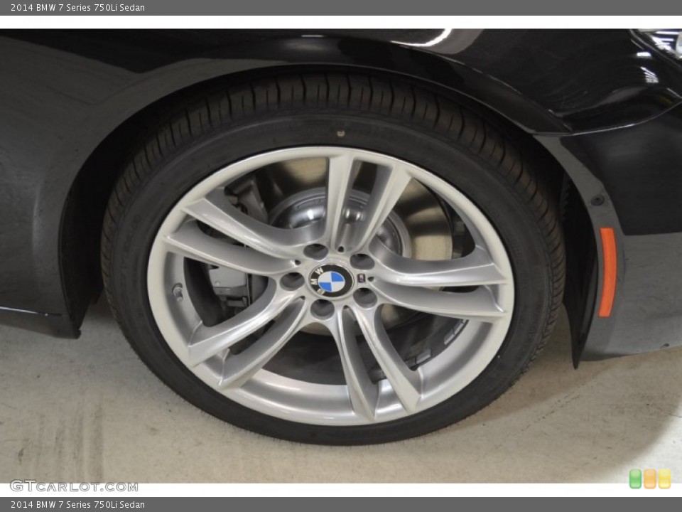 2014 BMW 7 Series 750Li Sedan Wheel and Tire Photo #88087527