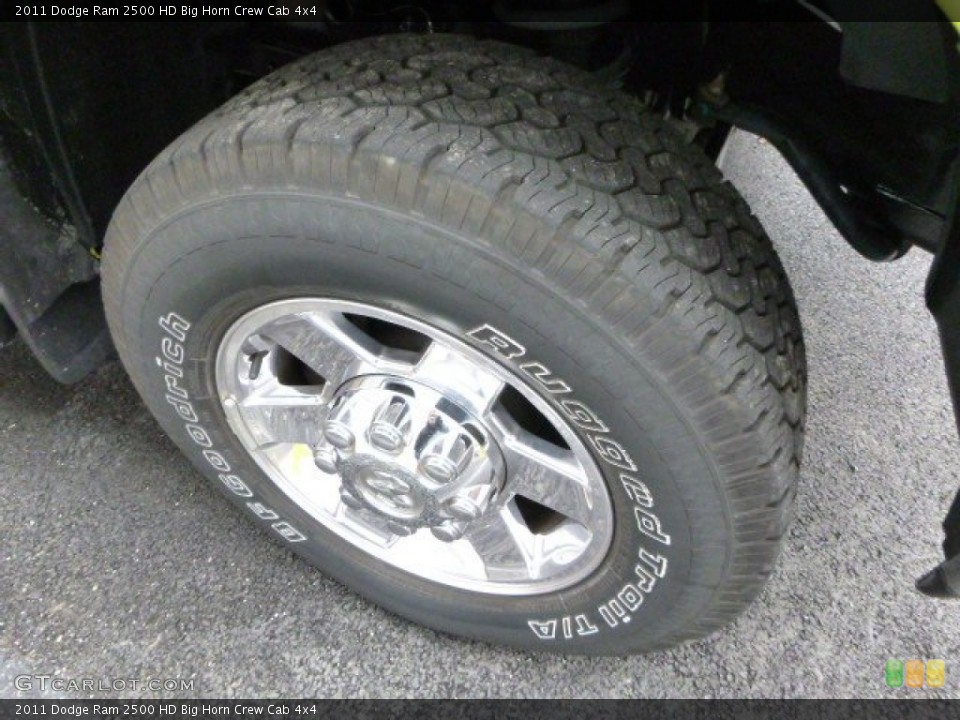 2011 Dodge Ram 2500 HD Big Horn Crew Cab 4x4 Wheel and Tire Photo #88094142