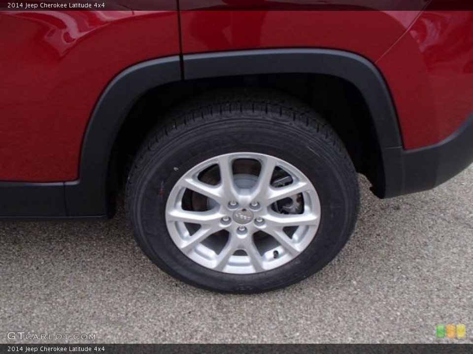 2014 Jeep Cherokee Latitude 4x4 Wheel and Tire Photo #88098738