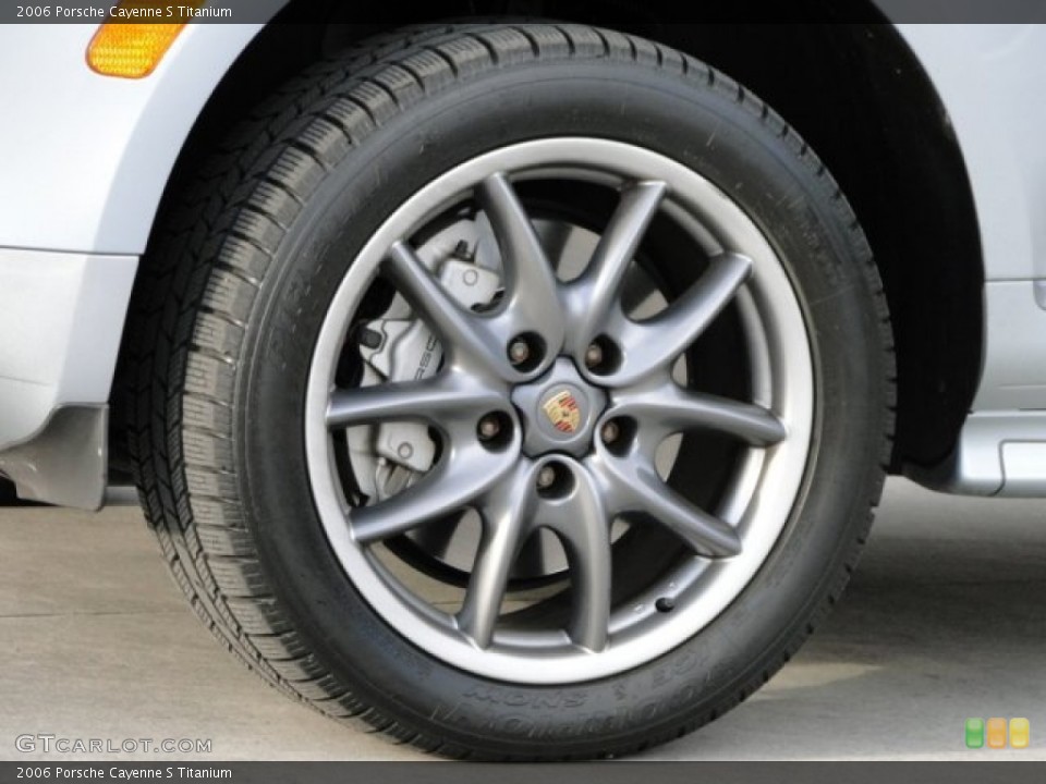 2006 Porsche Cayenne S Titanium Wheel and Tire Photo #88102317