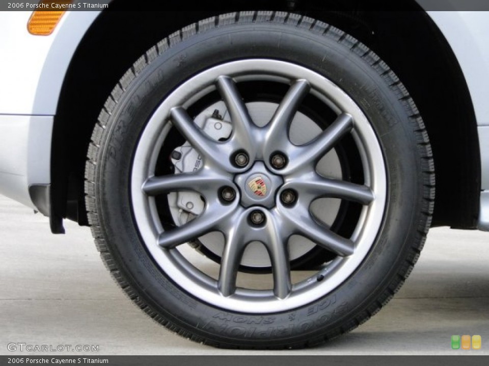 2006 Porsche Cayenne S Titanium Wheel and Tire Photo #88102323