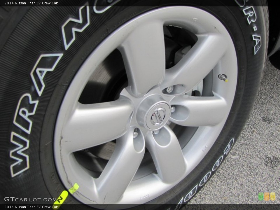 2014 Nissan Titan SV Crew Cab Wheel and Tire Photo #88105817