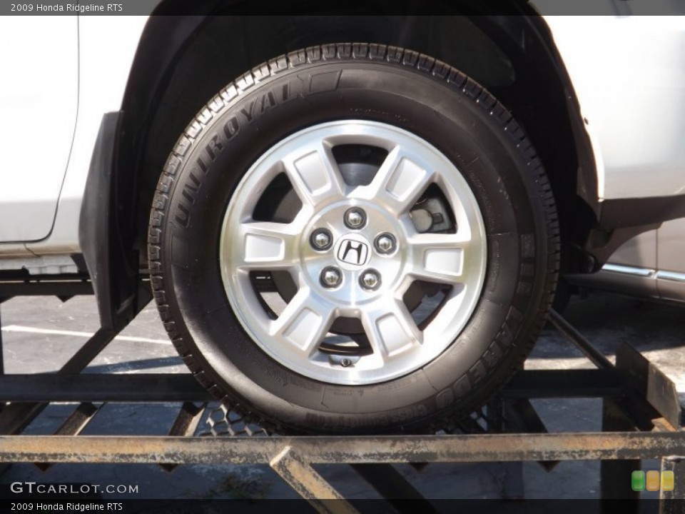 2009 Honda Ridgeline RTS Wheel and Tire Photo #88109012