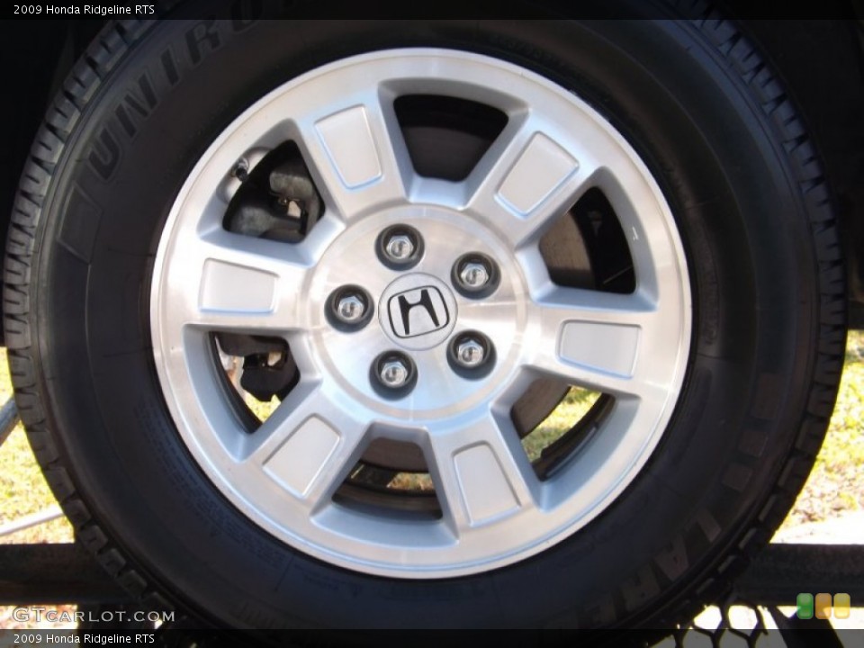 2009 Honda Ridgeline RTS Wheel and Tire Photo #88109186