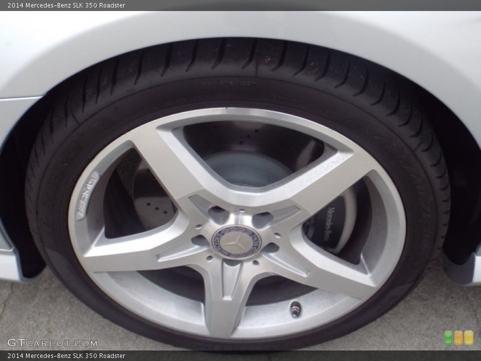 2014 Mercedes-Benz SLK 350 Roadster Wheel and Tire Photo #88113950