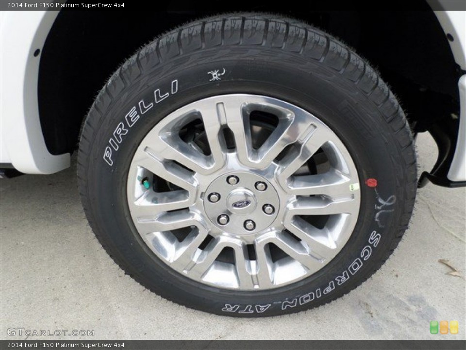 2014 Ford F150 Platinum SuperCrew 4x4 Wheel and Tire Photo #88114012