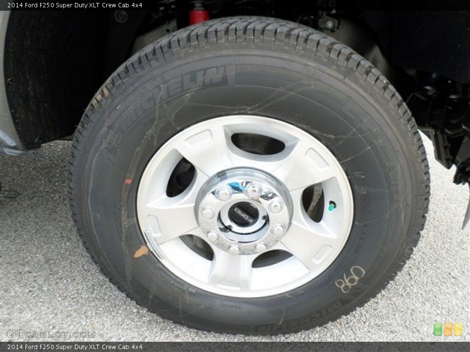 2014 Ford F250 Super Duty XLT Crew Cab 4x4 Wheel and Tire Photo #88116956
