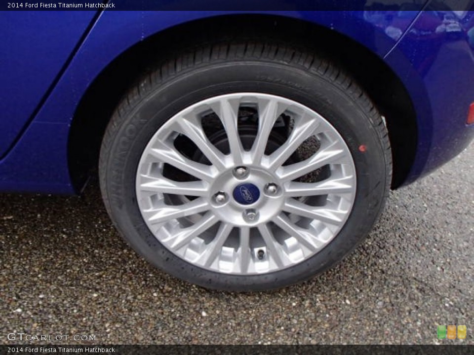 2014 Ford Fiesta Titanium Hatchback Wheel and Tire Photo #88133042