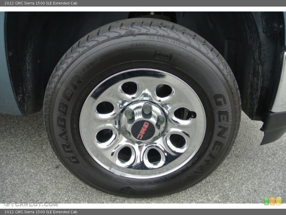 2012 GMC Sierra 1500 SLE Extended Cab Wheel and Tire Photo #88141566