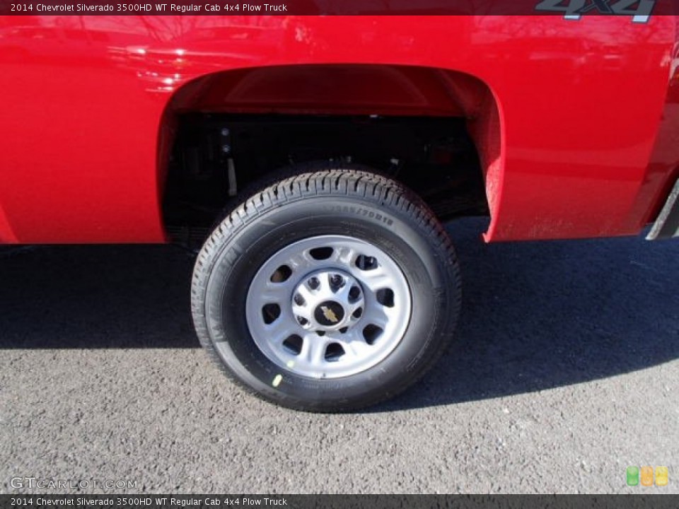 2014 Chevrolet Silverado 3500HD WT Regular Cab 4x4 Plow Truck Wheel and Tire Photo #88143296