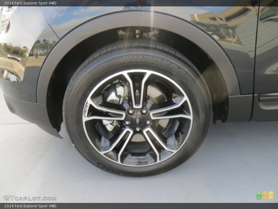 2014 Ford Explorer Sport 4WD Wheel and Tire Photo #88144970