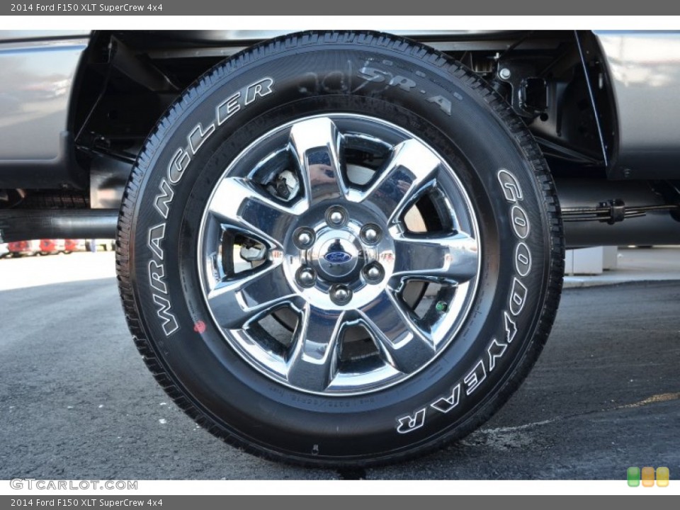 2014 Ford F150 XLT SuperCrew 4x4 Wheel and Tire Photo #88155596